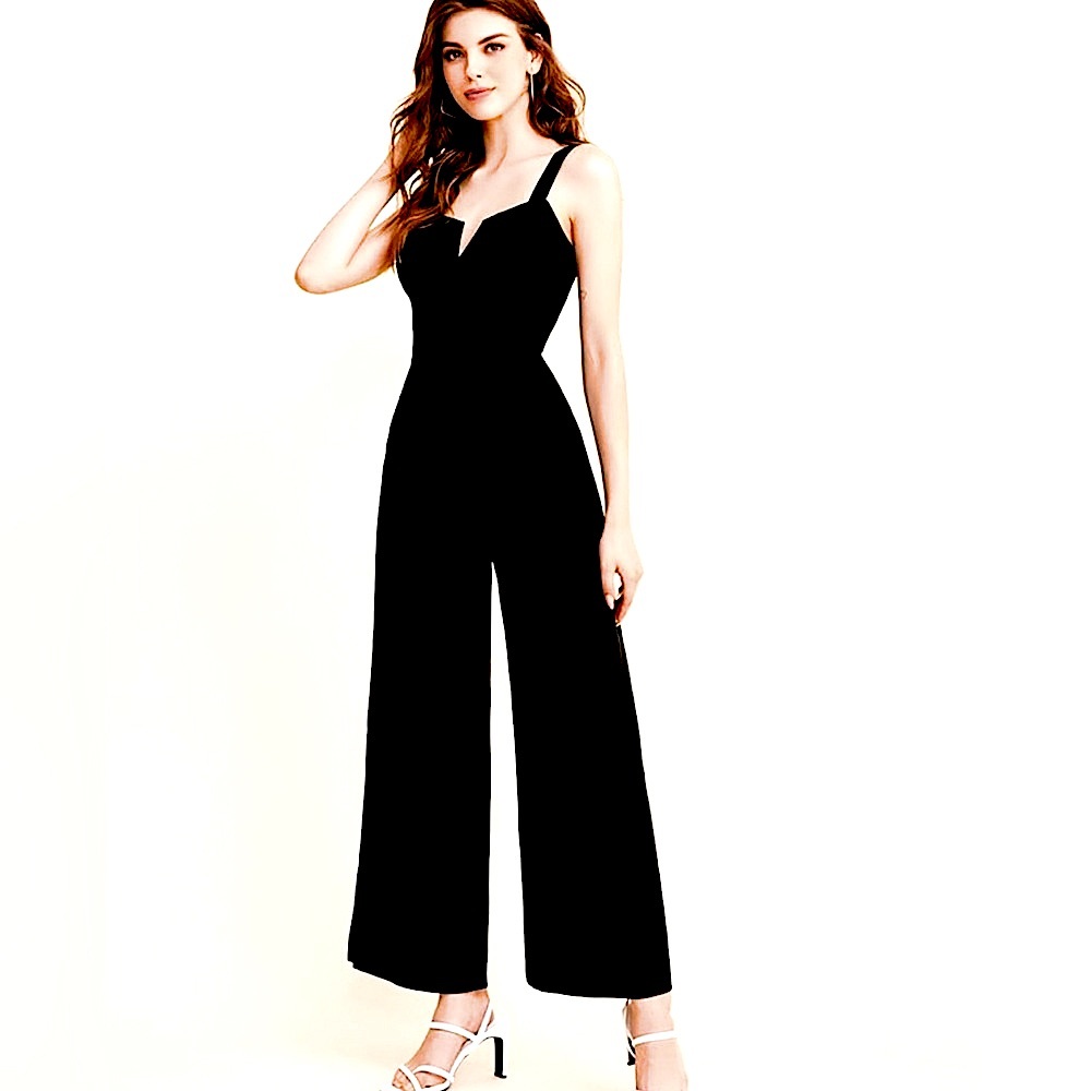 Express Jumpsuit with notched front detail - one piece size XL